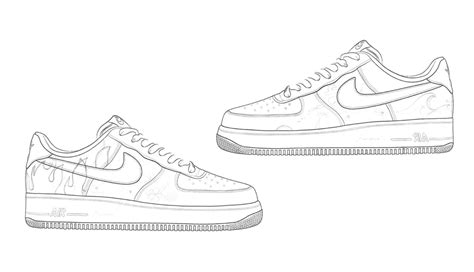 nike air force 1 ausmalbilder|Ausmalbilder Nike .